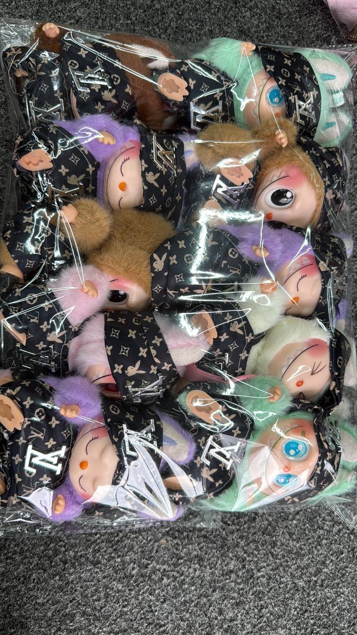 ALL NEW LABUBUS IN LOUIS VUITTON DRESS LABUBUS