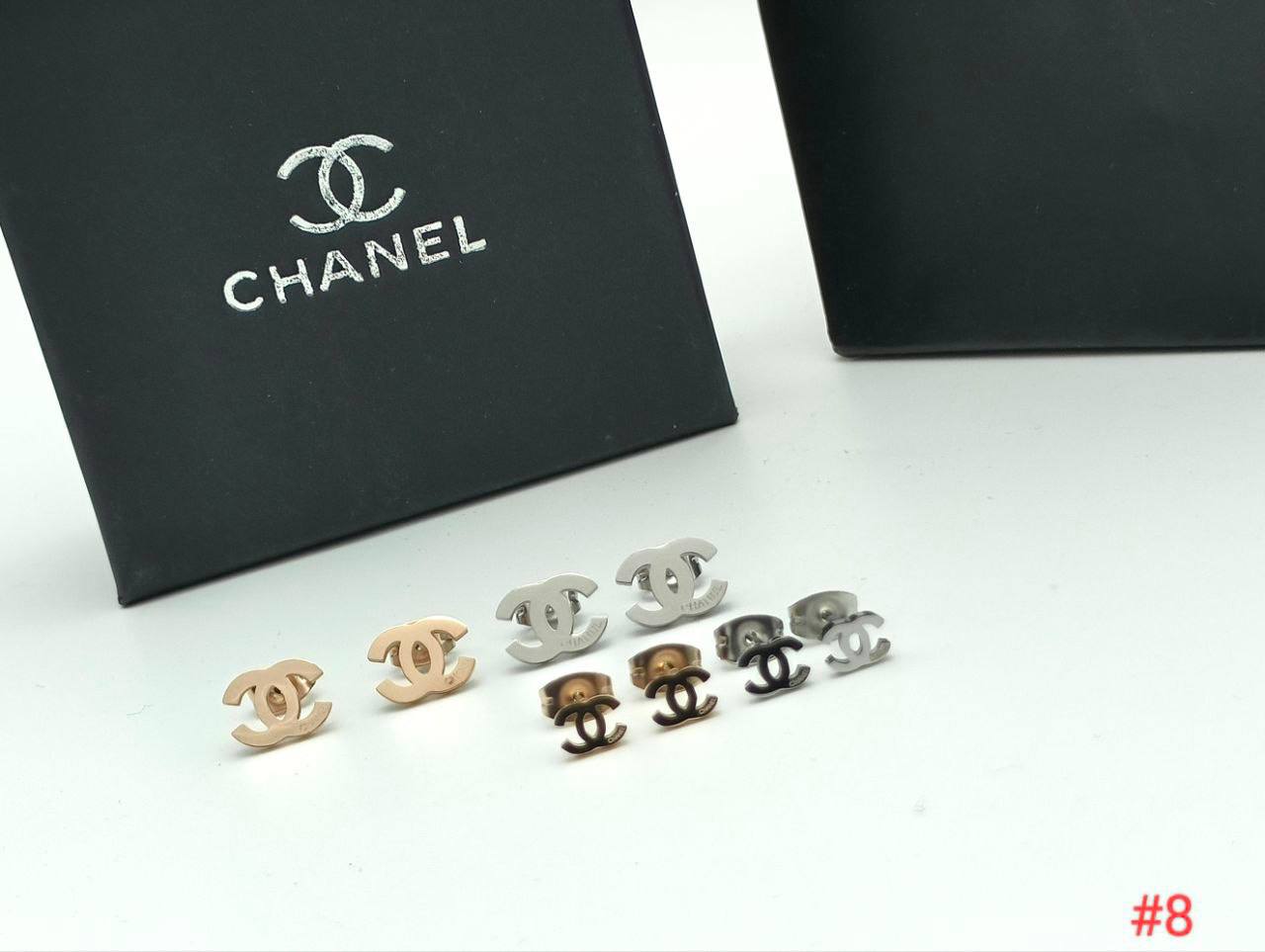 CHANE EARING COME WITH BOX ETC am1105