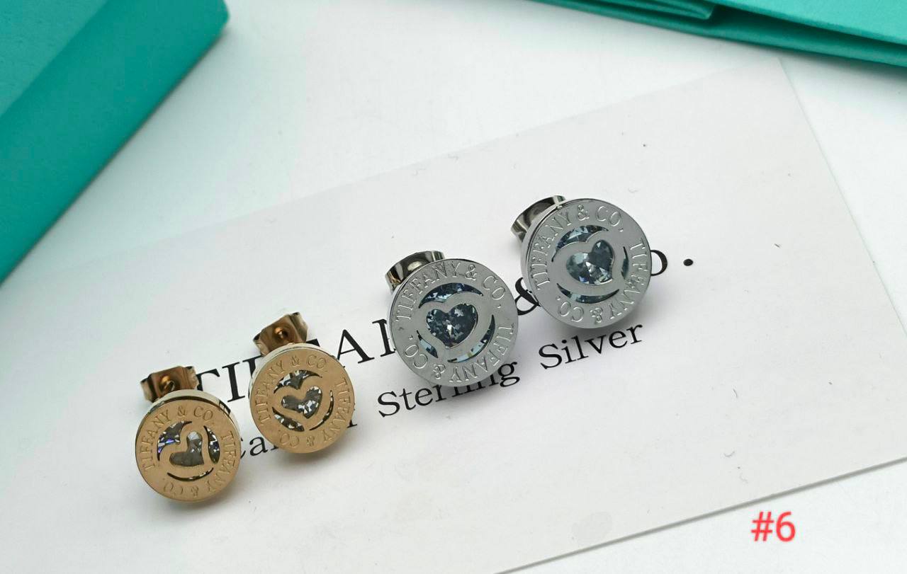 TIFFAN& co. EARING COME WITH BOX ETC am1105
