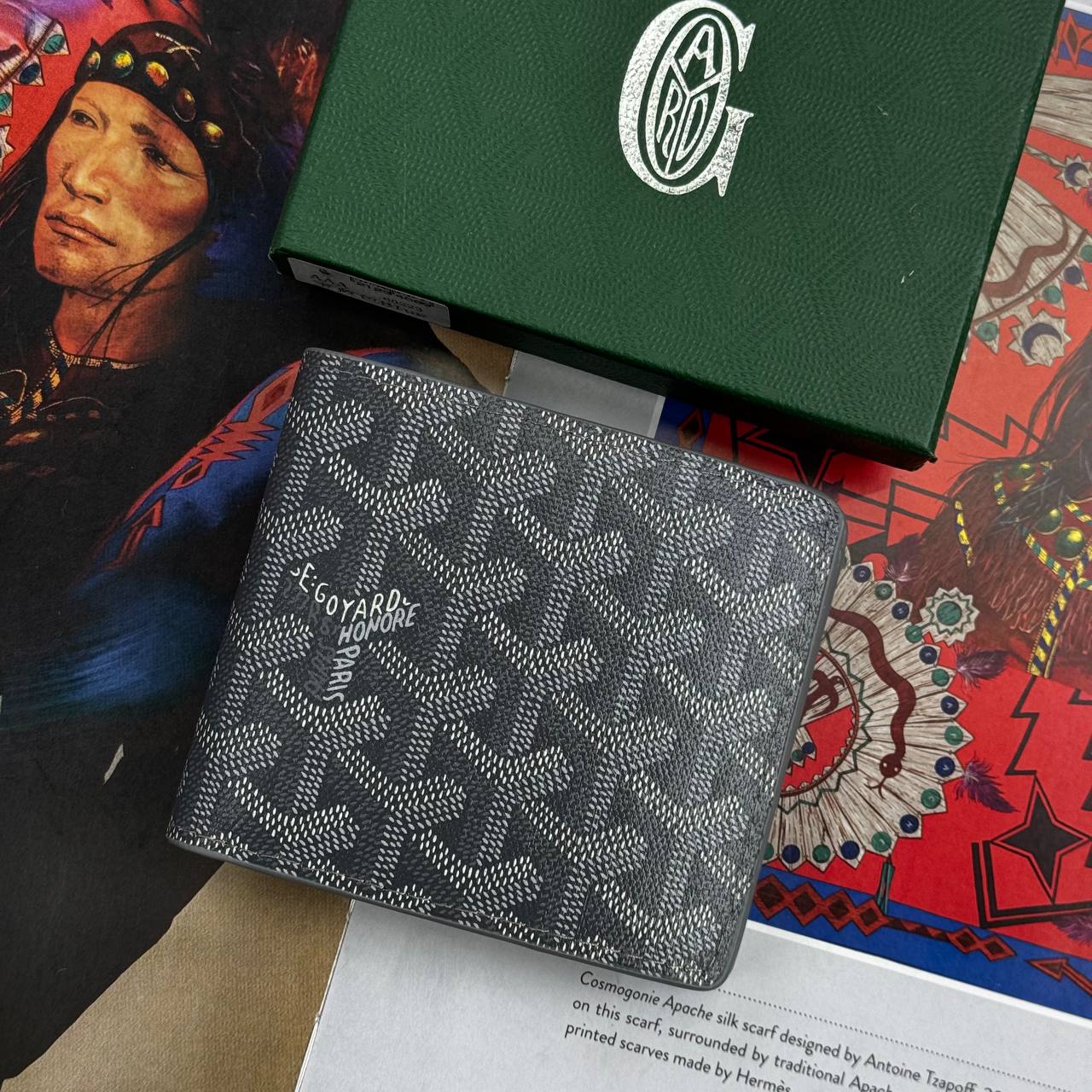 Goyar wallet with box dustbag sa1405