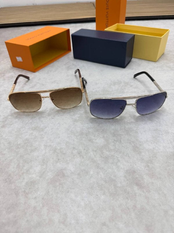 MENS LV SUNGLASSES COME WITH BOX ETC am1405