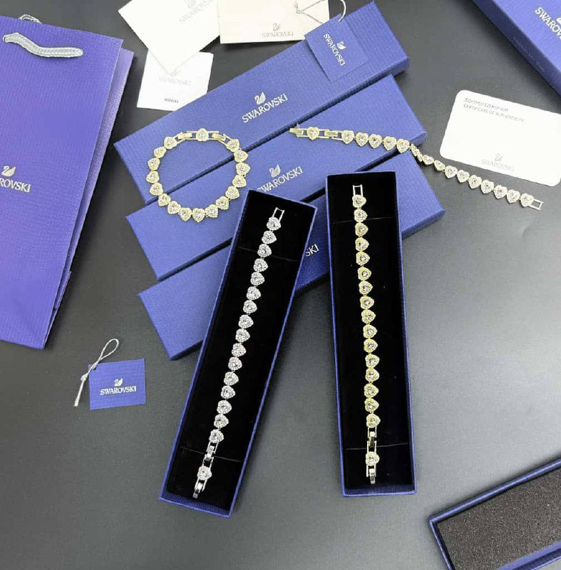 Super Clo full set Swarvski Una Angelic Round Cut Pavé Necklace, am0211