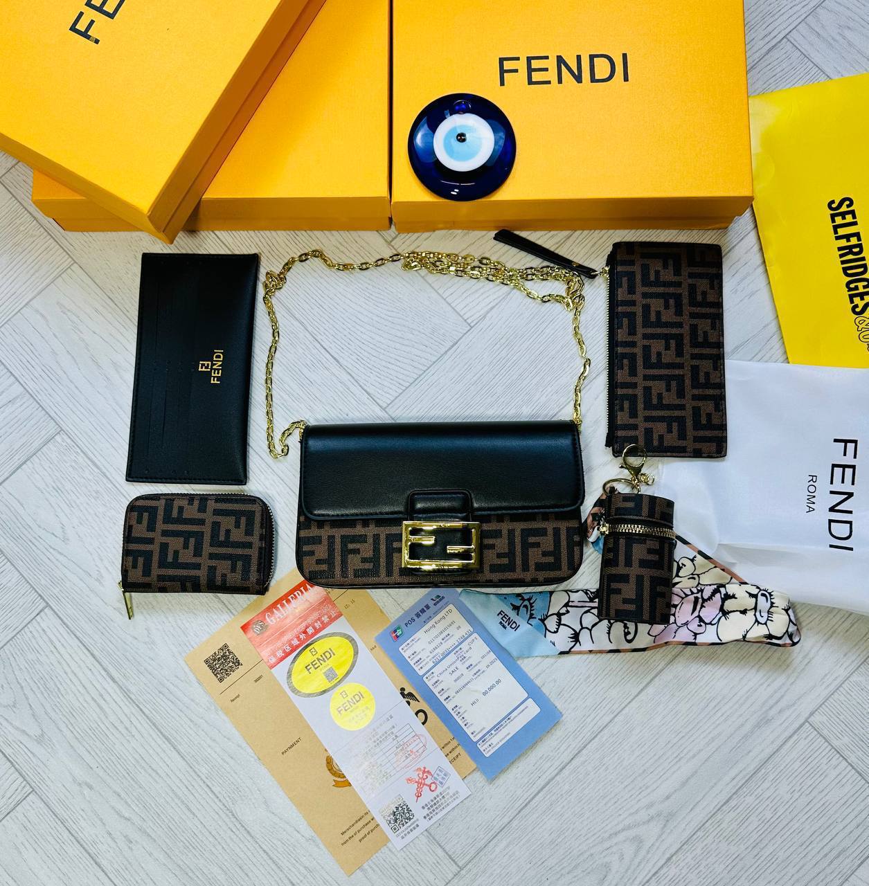 FEND PURSE SET BOX END PEPPER WORK AVAILABLE to1605