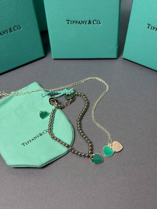 TIFFAN&CO necklace earrings bracelet set withbox sa1605