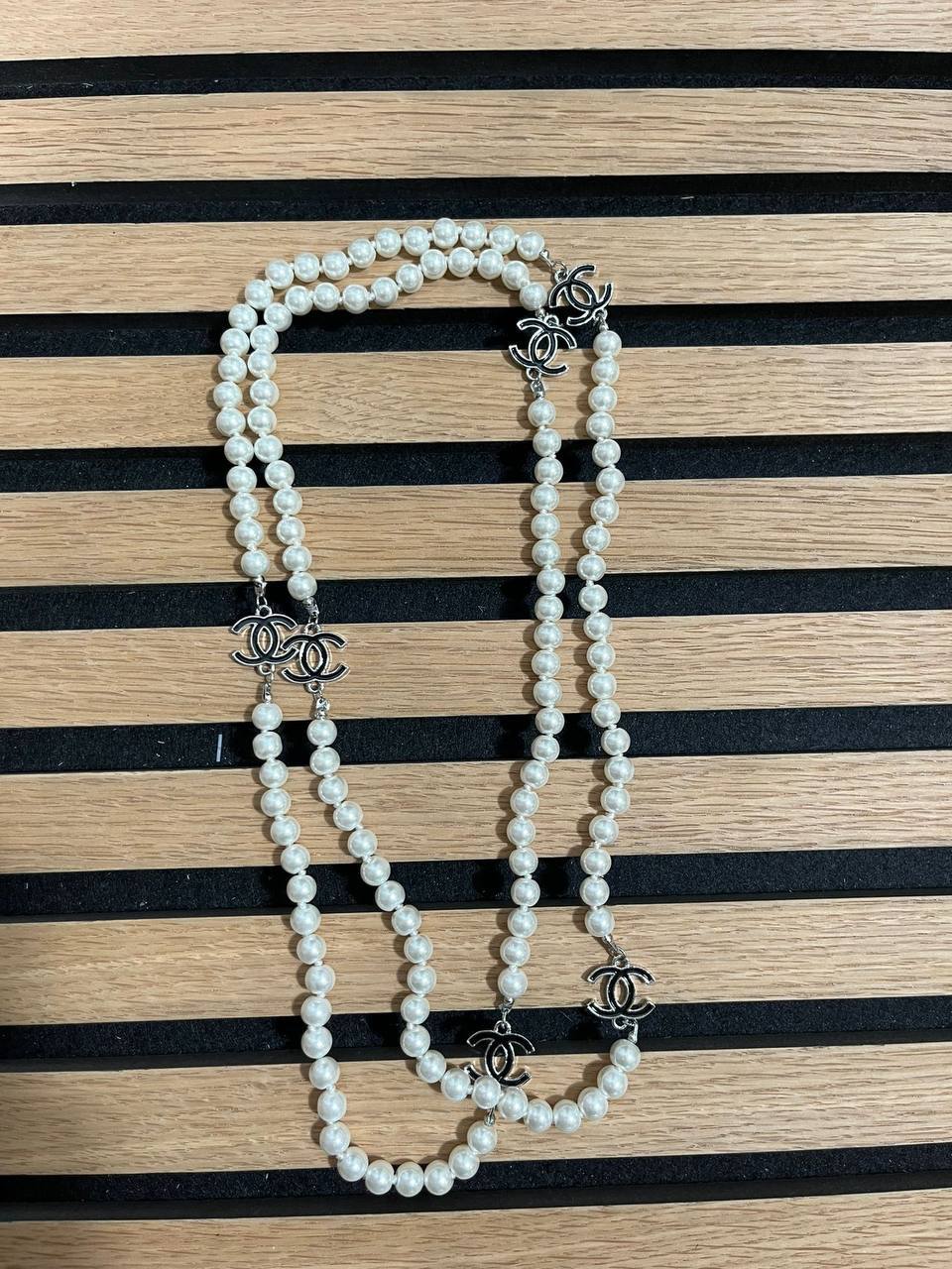 SUPERCLO CHANEL BEADS NECKLACE WITH BOX am2807