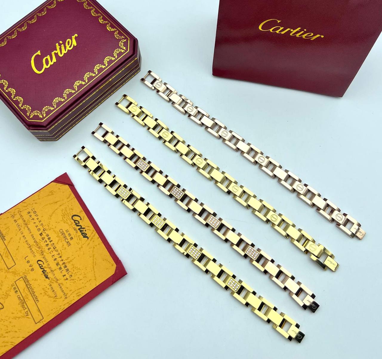 Cartie bangles with box and carrier bag sa1705