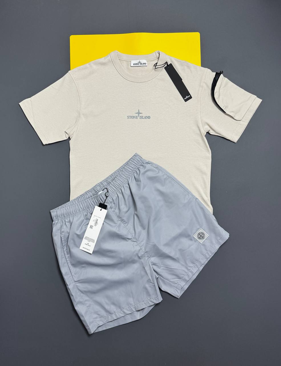 Stone T-shirts or Swim shorts na0108