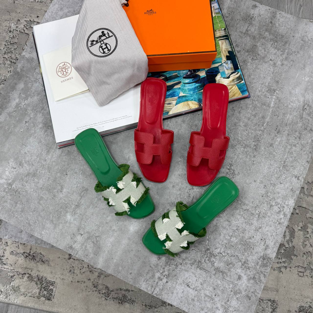 SUPER CLON HERME LADIES ORAN SANDAL WITH FULL PACKAGING ETC jay3105