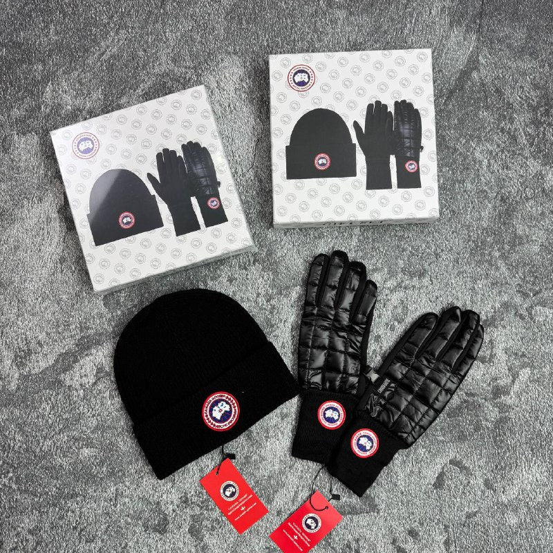 Canada gosee hat and gloves set sa0511