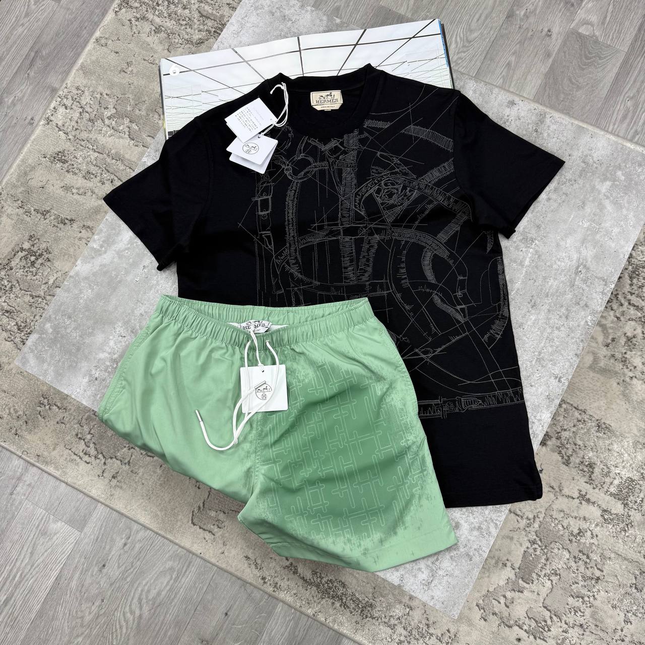 SUPER CLON HERME SHORTSET jay2305