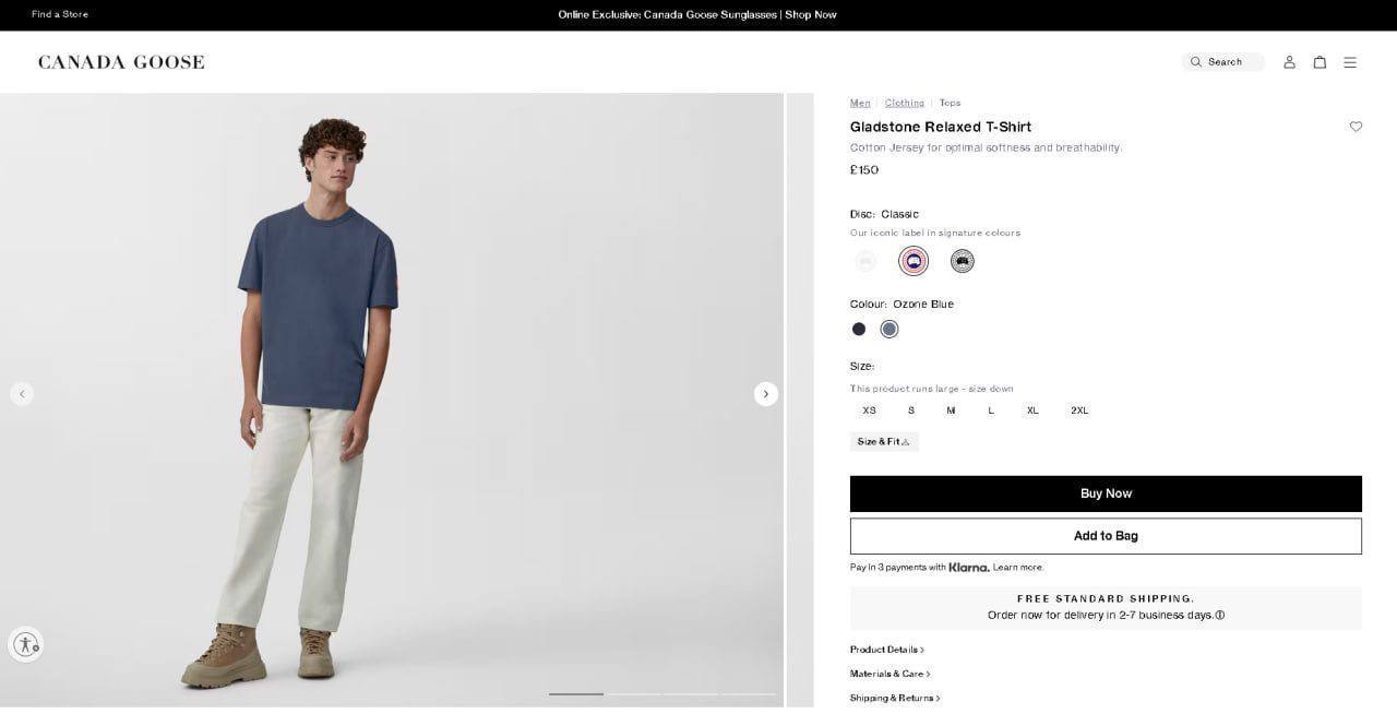 Restocked Canada gose t shirt sa0908