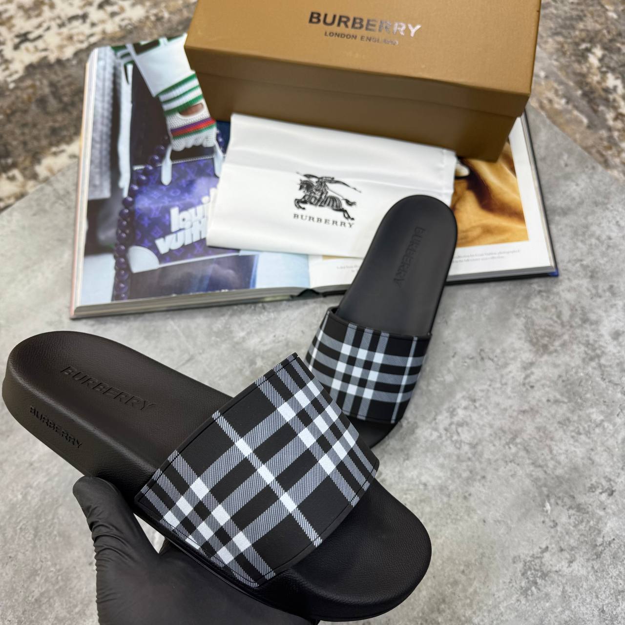Top quality Burberr Slider ha0406