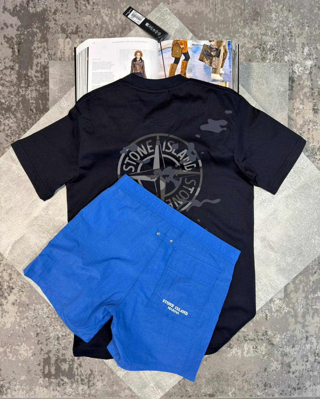 Ston islan Shorts Set aj0406