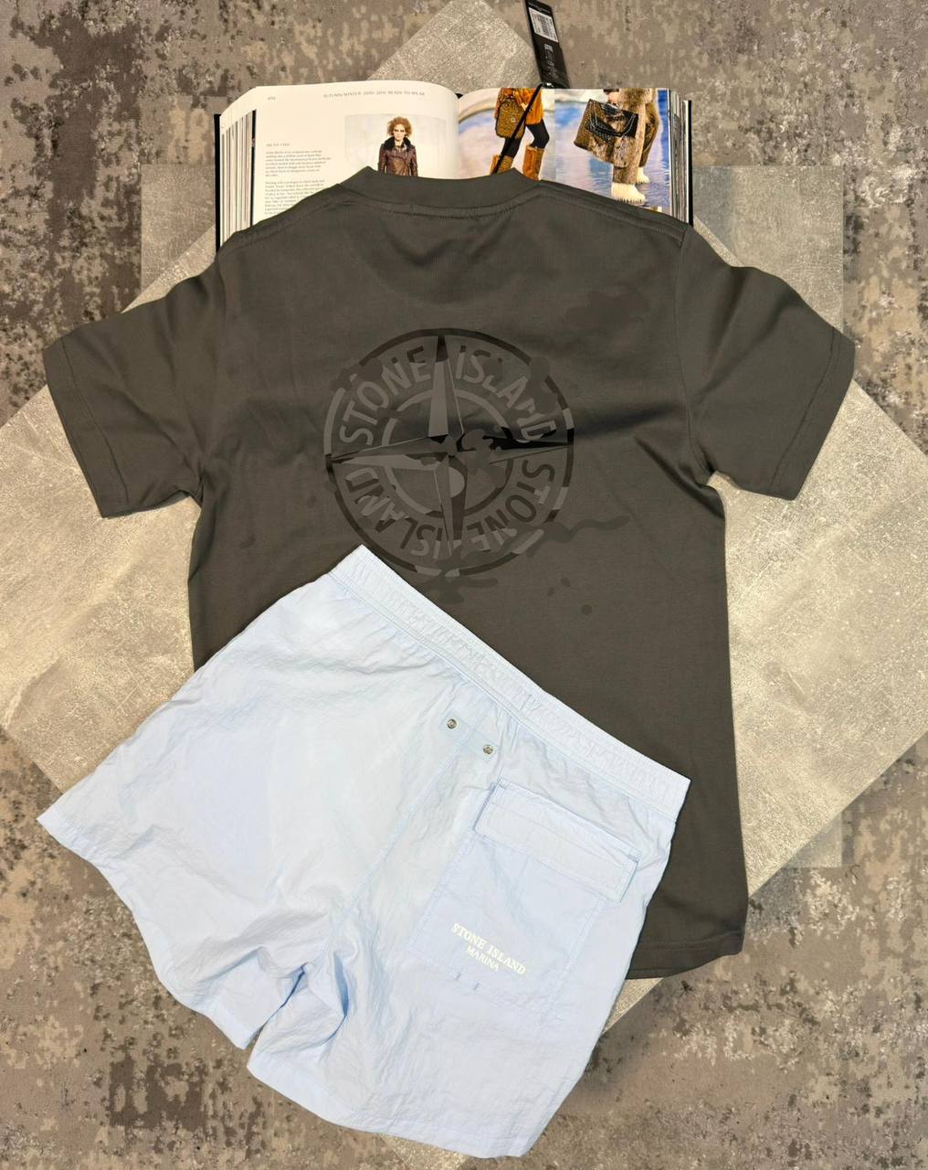Ston islan Shorts Set aj0406
