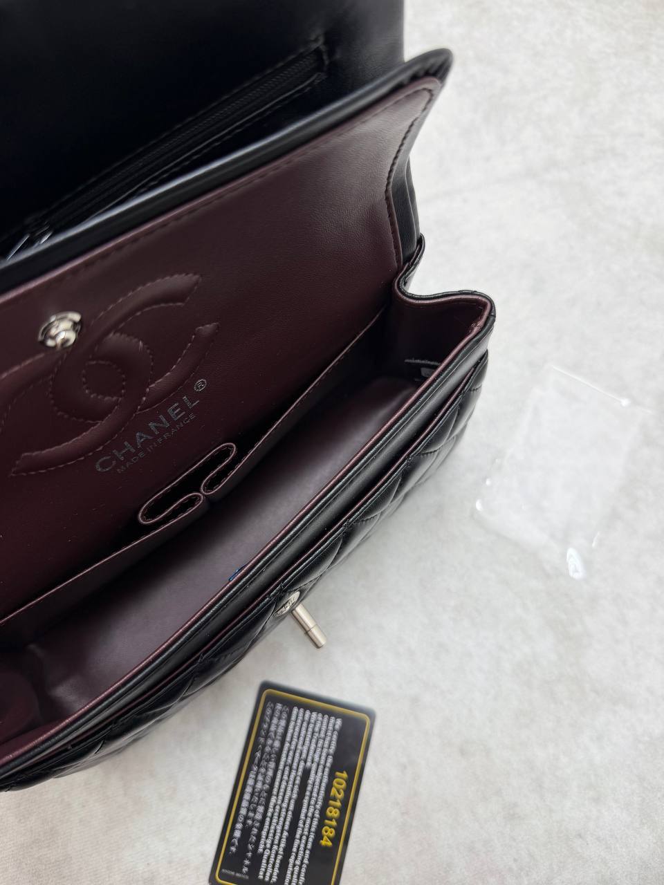 SUPER CLON REAL LEATHER CHANE BAG COME WITH BOX ETC am0506