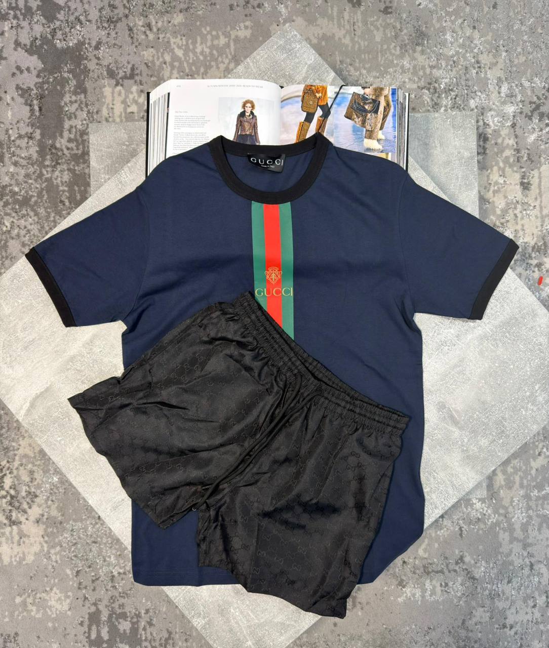 Gucc Shorts Set aj0606