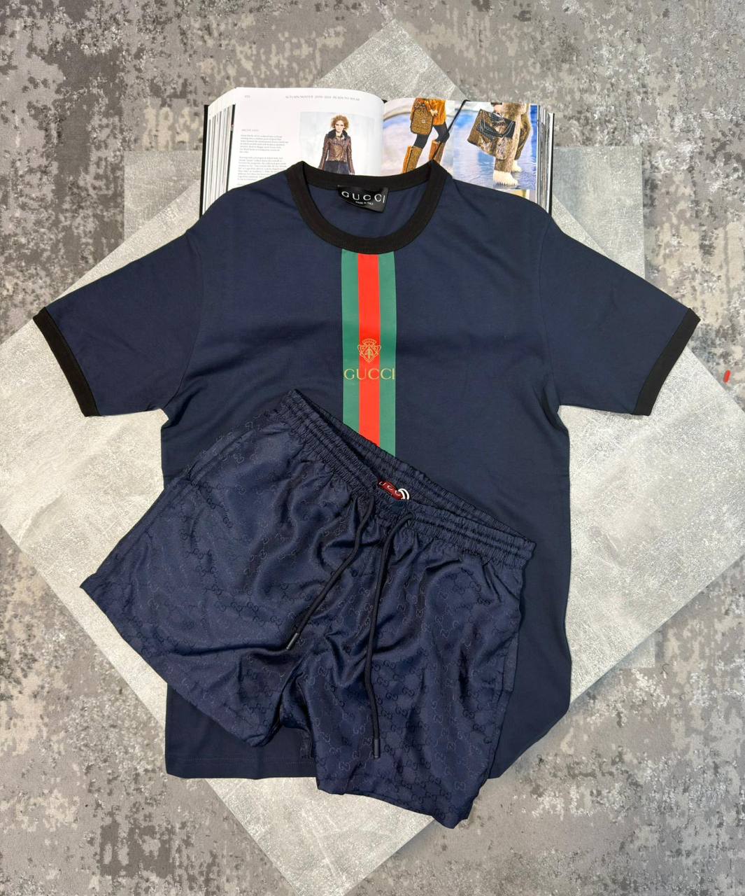 Gucc Shorts Set aj0606