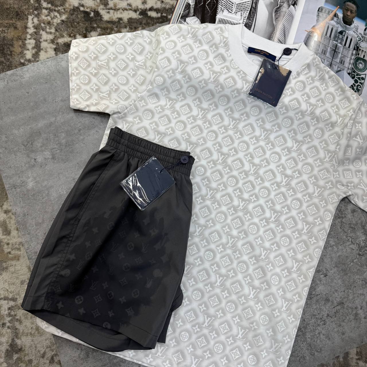 Top quality Lv Short Set ha0806