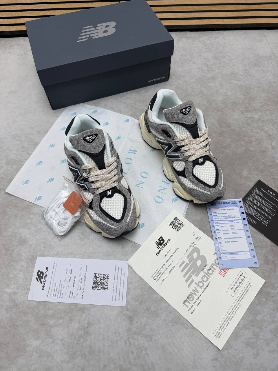 MENS NEW BALANC 9060 COME WITH BOX ETC am1006