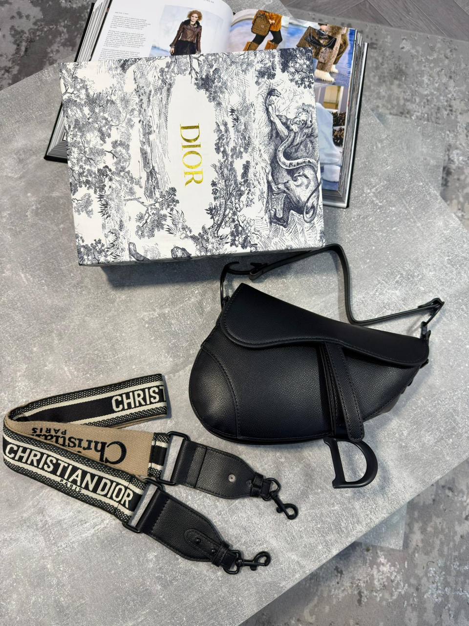 Dio Saddle Bag Boxed and Packaged aj1006