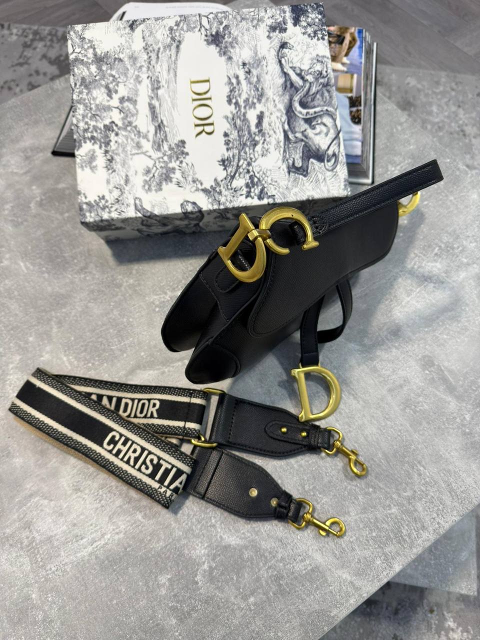 Dio Saddle Bag Boxed and Packaged aj1006