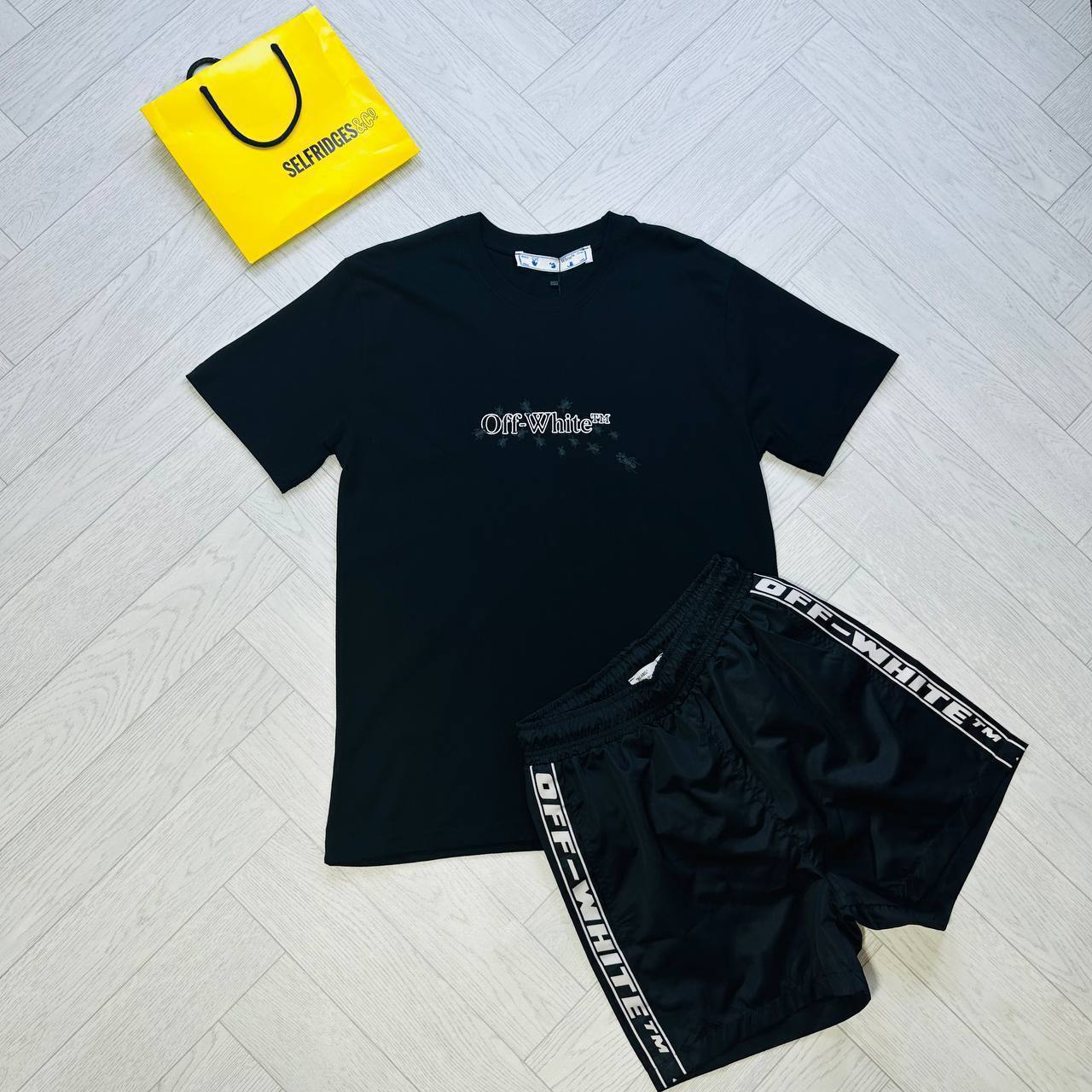 QUALITY OFF WHITE SHORTS SET to1506