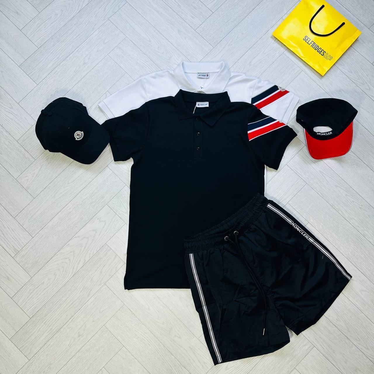QUALITY MONCLE Cap&POLO Shorts SET to1506