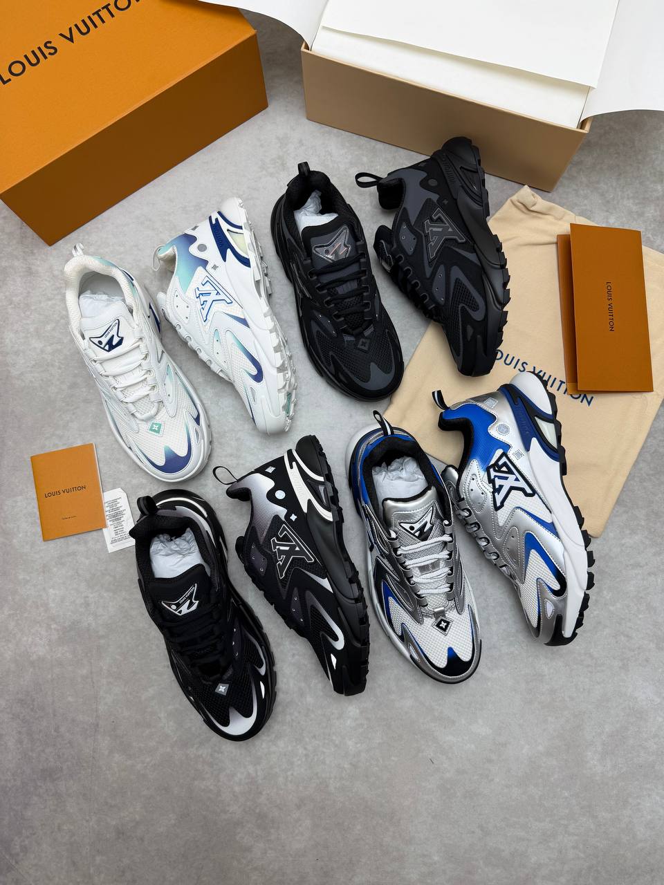 SUPER CLON LOUI VUITTO LV RUNNER TACTIC COME WITH BOX ETC am1706
