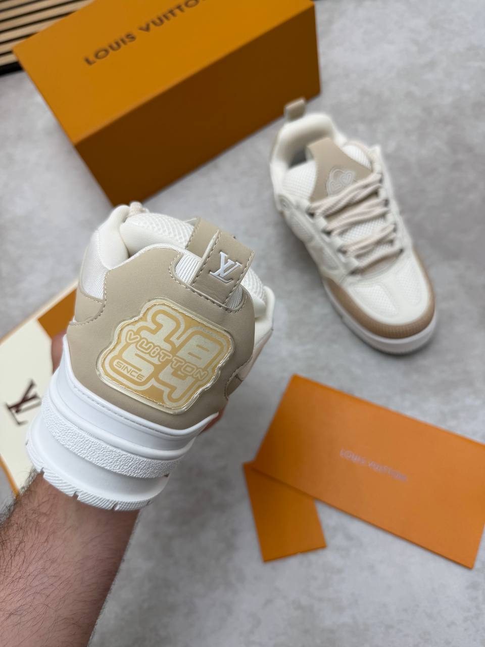 SUPER CLON LOUI VUITTO LV SKATE COME WITH BOX ETC am1706