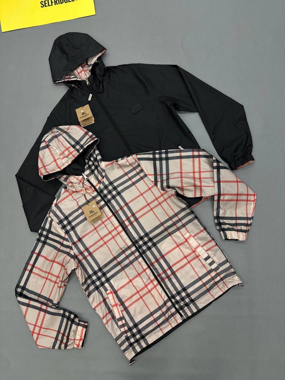 Quality Burberr Reversibl Vintage Check Jacket to1706