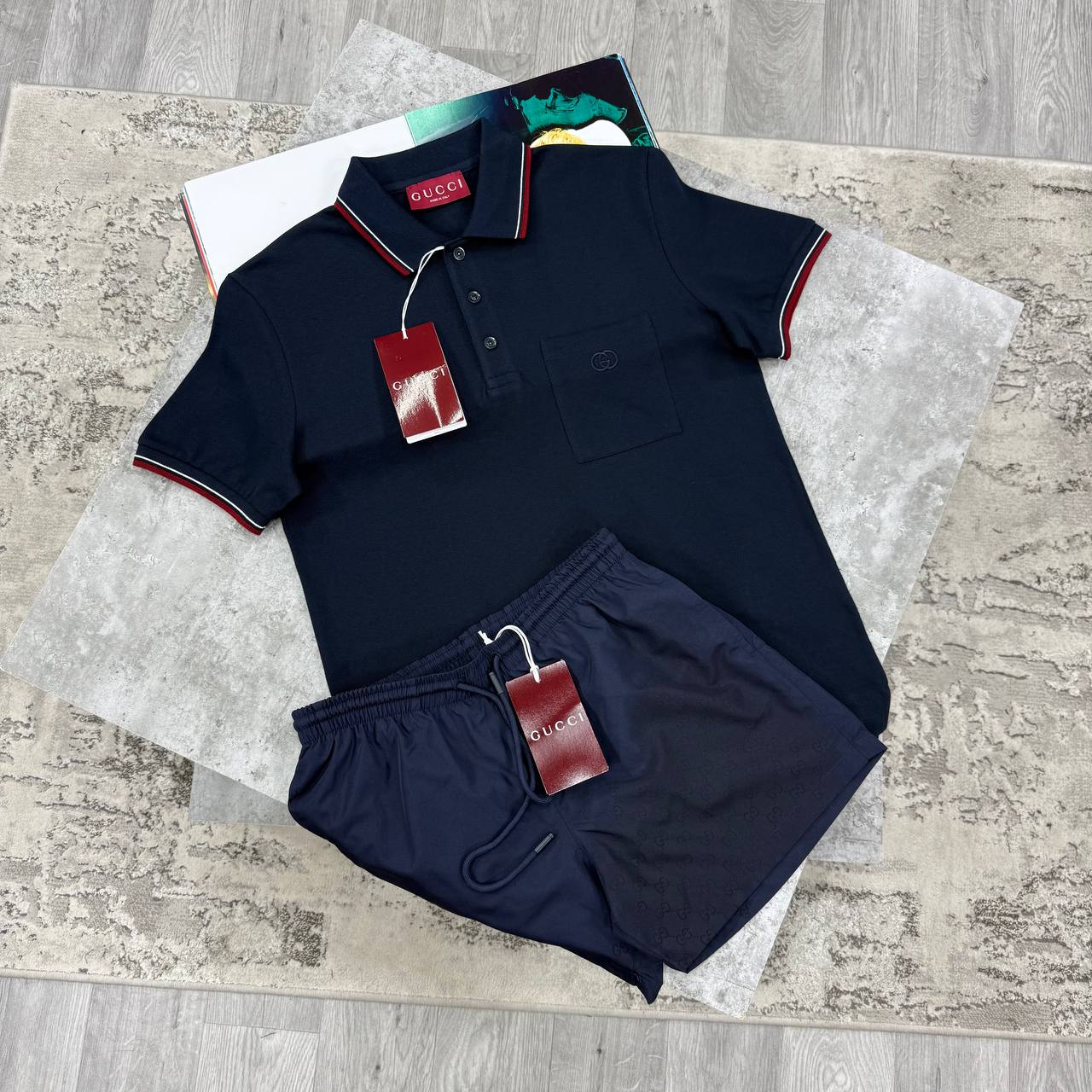 SUPER CLON GUCC SHORTSET jay1806