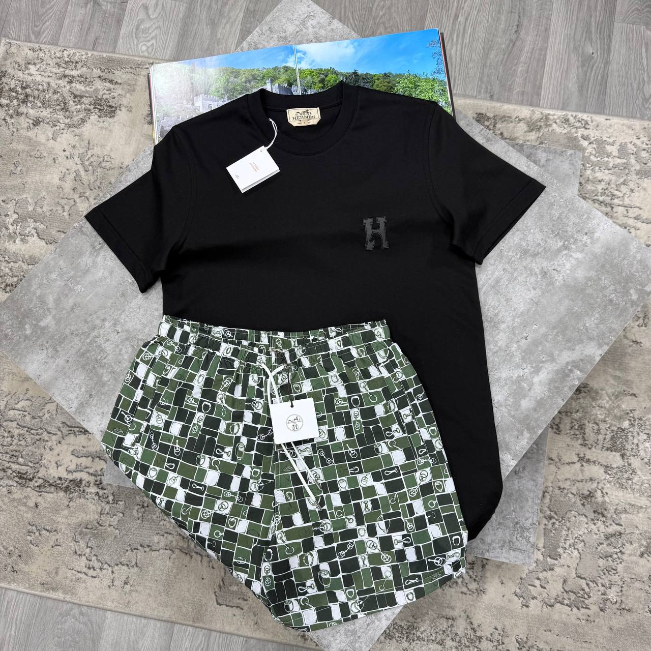 SUPER CLON HERME SHORTSET jay1405