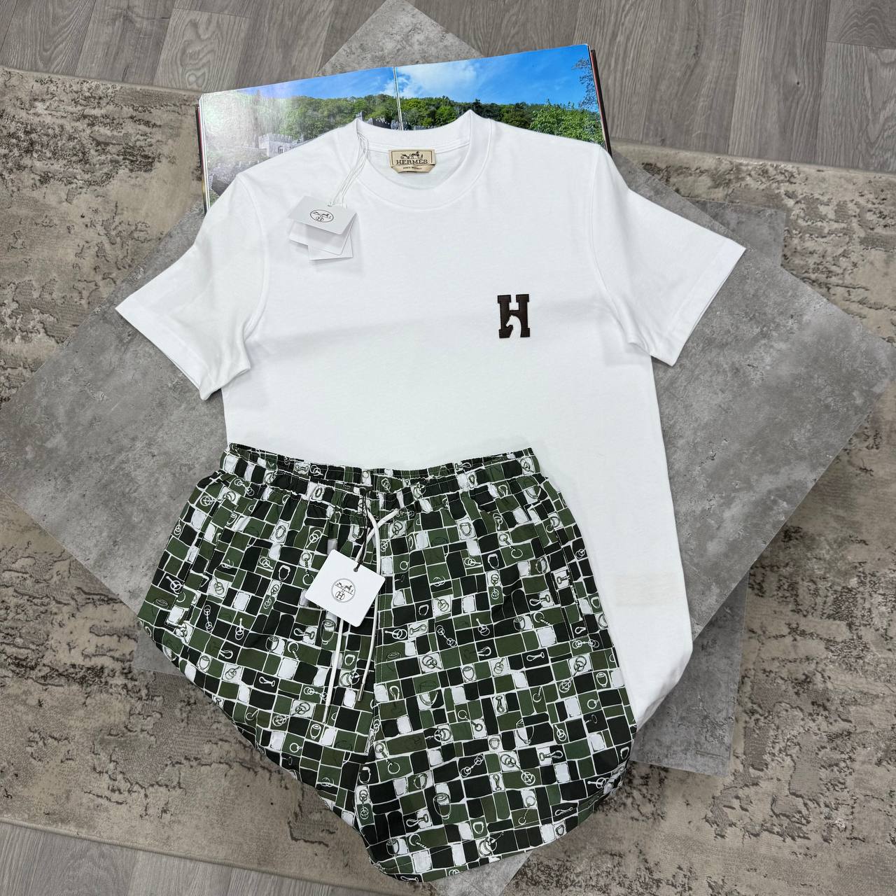 SUPER CLON HERME SHORTSET jay1405