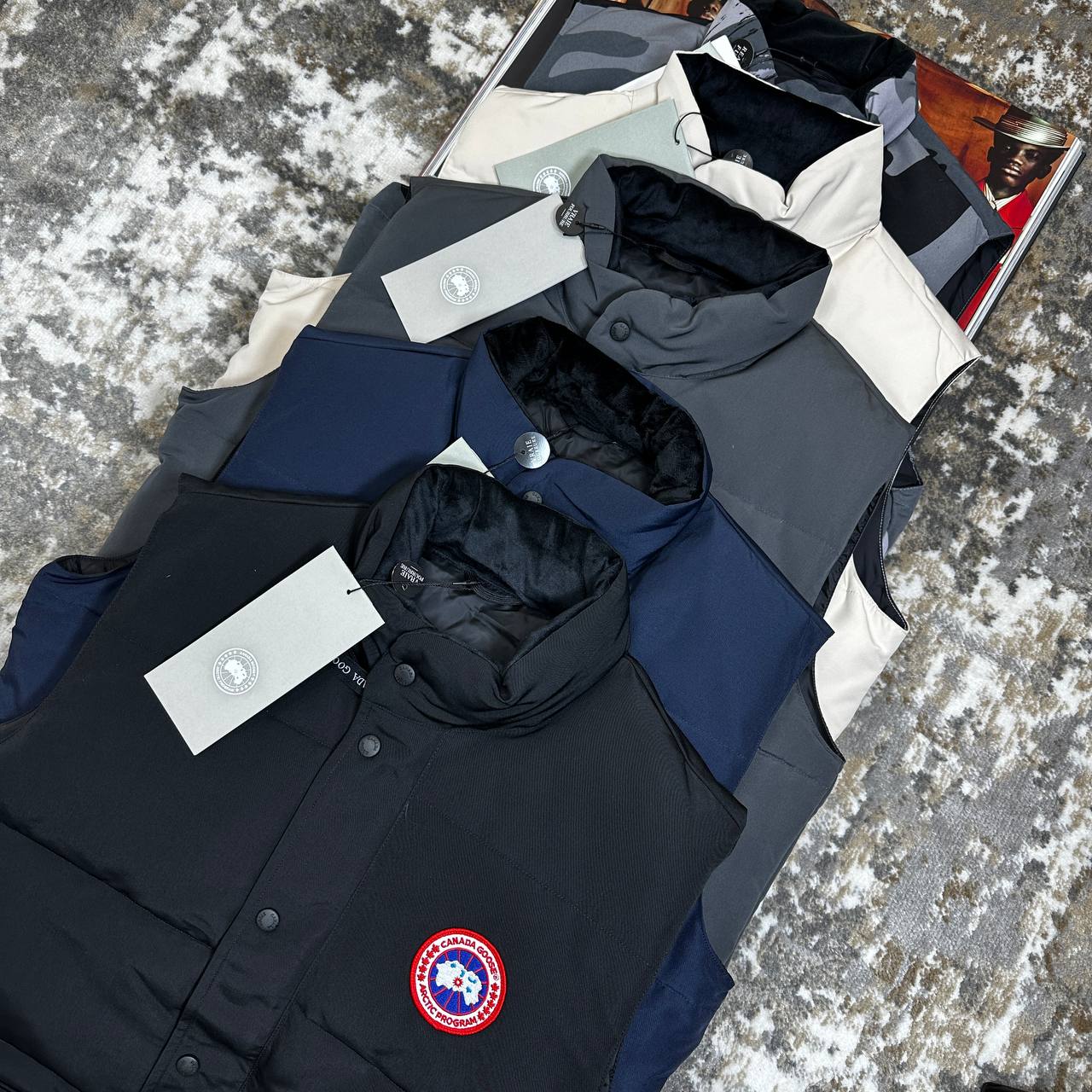 Top quality Canada gose body warmer ha1009