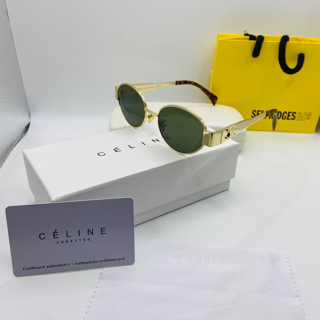 CELNE SUNGLASSES WITH BOX AND PAPERWORK to1809