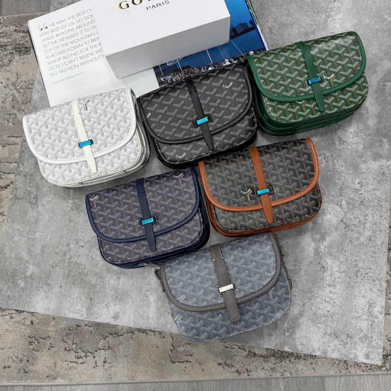 SUPER CLON GOYAR MESSENGE BAG WITH BOX ETC jay0805