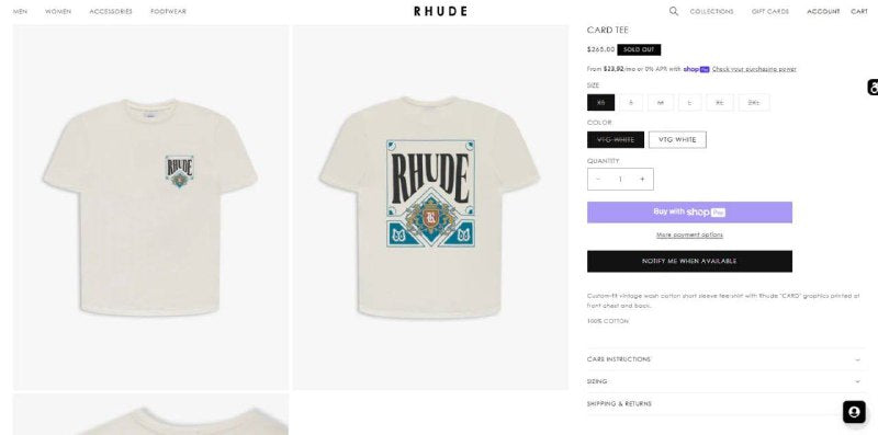 Rhud tees sa2509