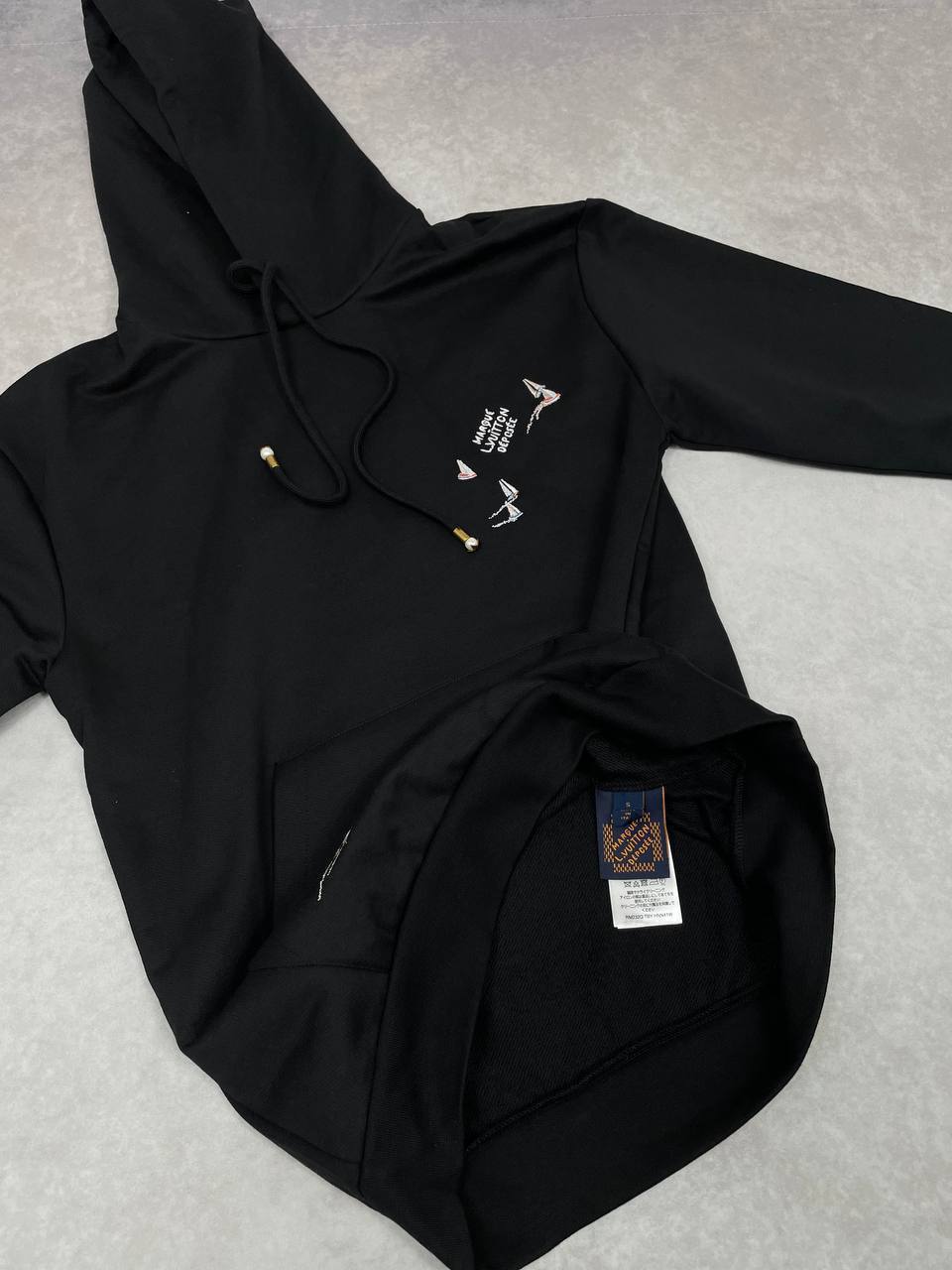 SUPER CLON HEAV FABRIC LV EMBROIDER HOODIES am2005