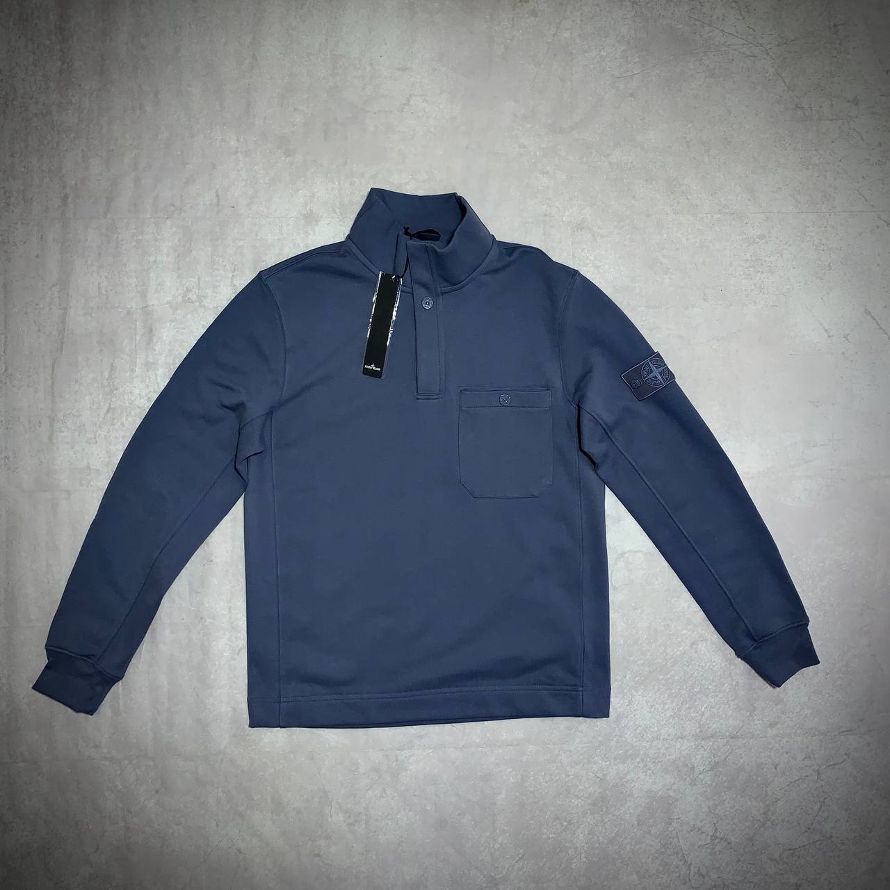 SUPERCLO QUALITY STON ISLAND (GHOST BADGE ) BUTTON UP JUMPERS AVAILABLE su2909