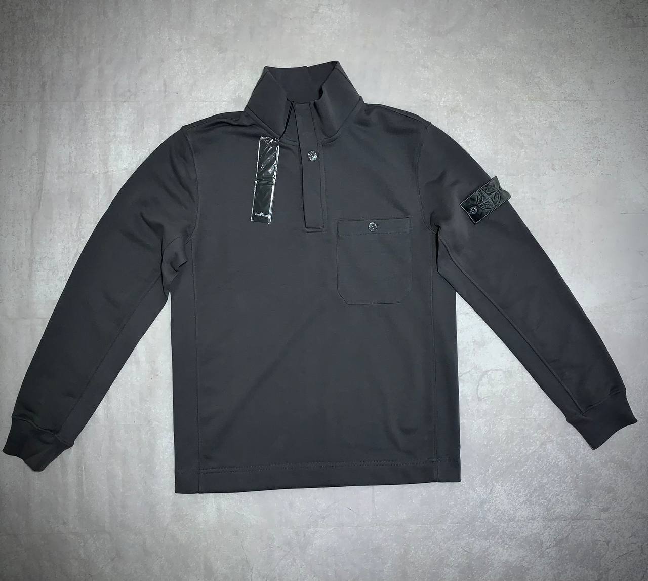 SUPERCLO QUALITY STON ISLAND (GHOST BADGE ) BUTTON UP JUMPERS AVAILABLE su2909