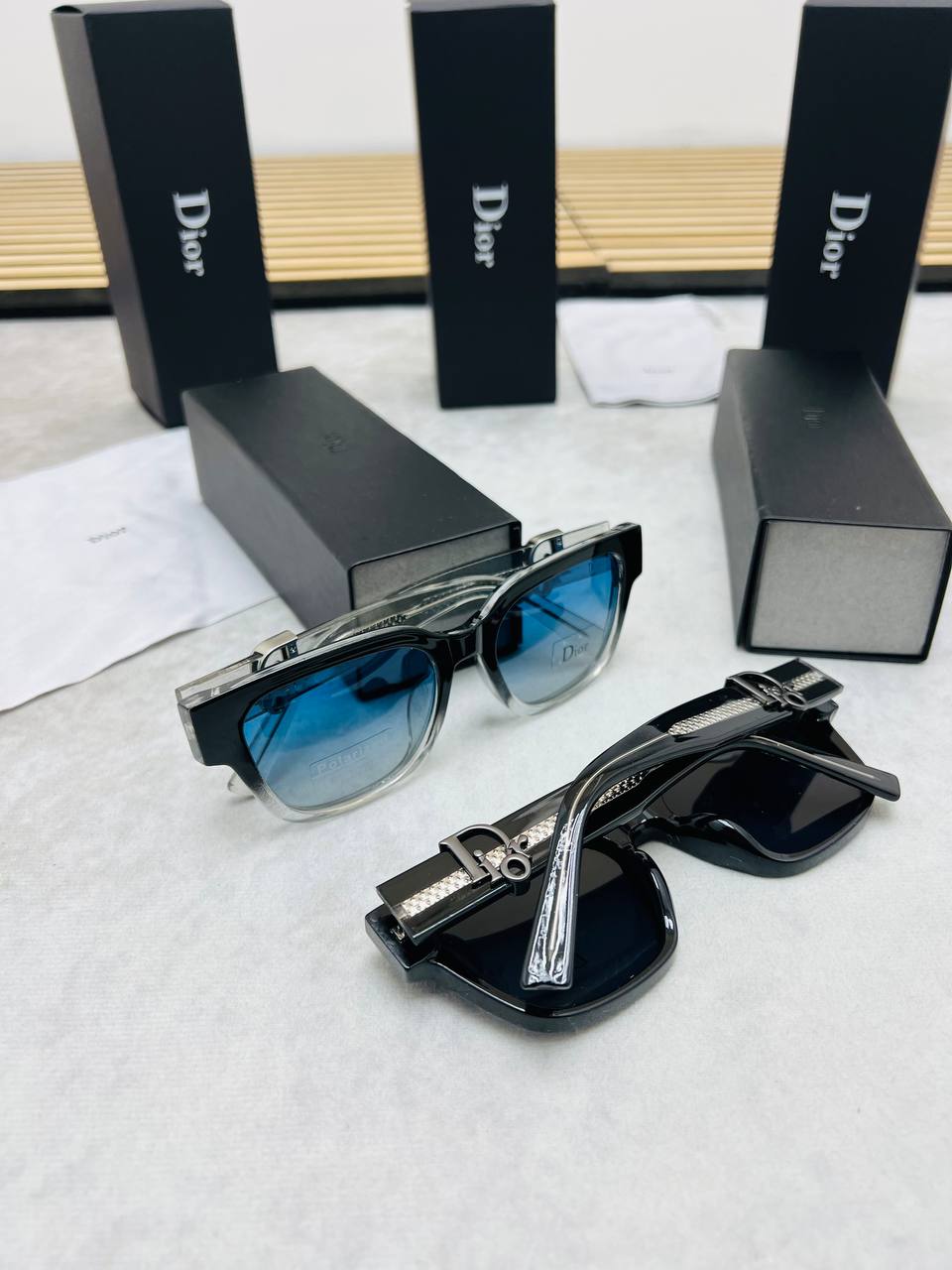 SUPER CLON DIO SUNGLASSES COME WITH BOX ETC am1104