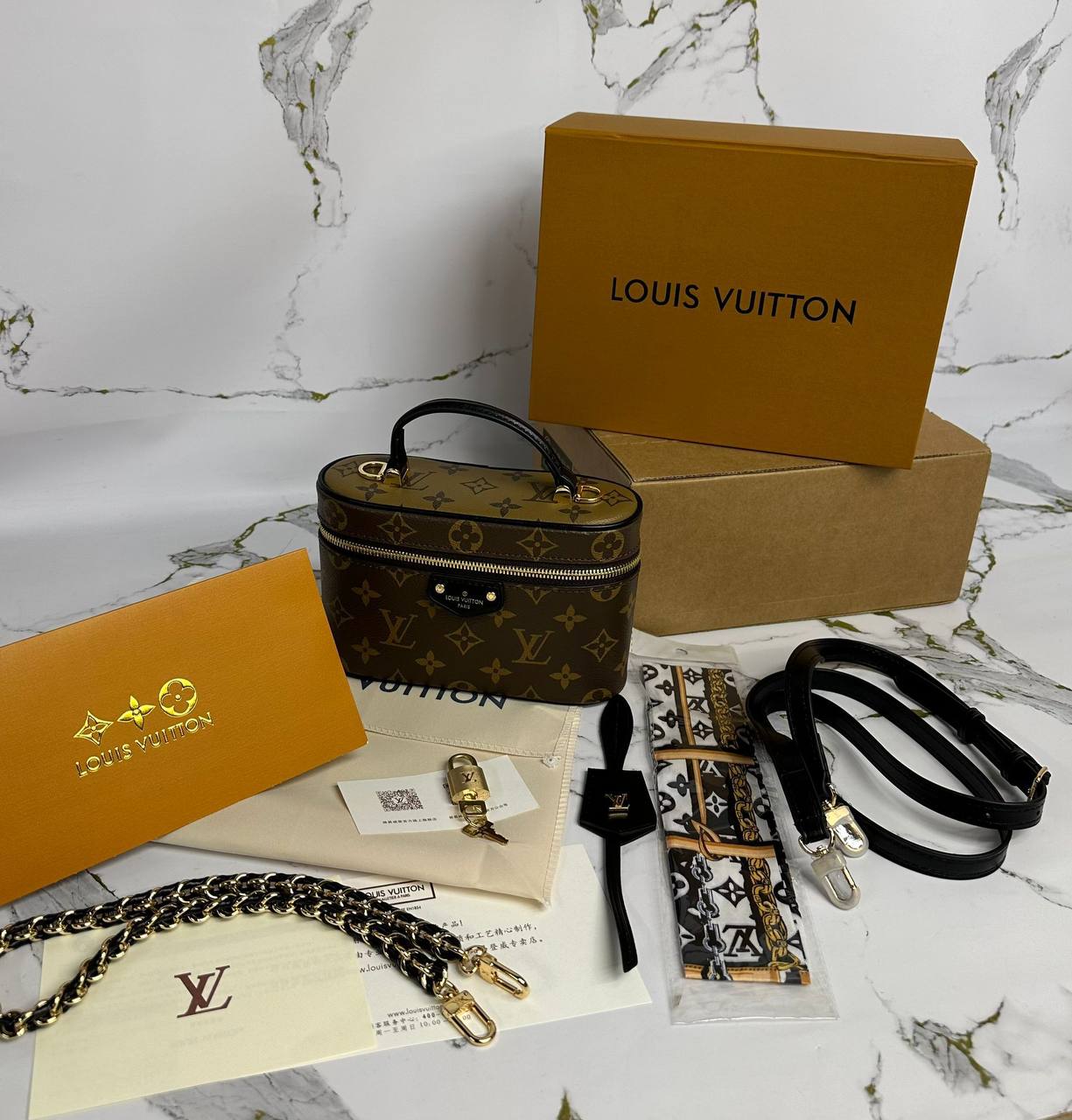 Ladies Handbag LV Vanity PM Bag Super clon am1304