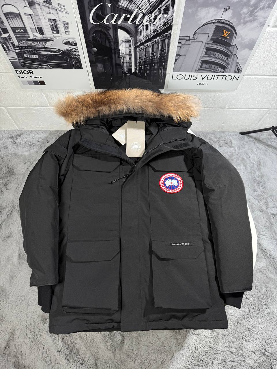 Canada gose expedition parka Real fur 3009