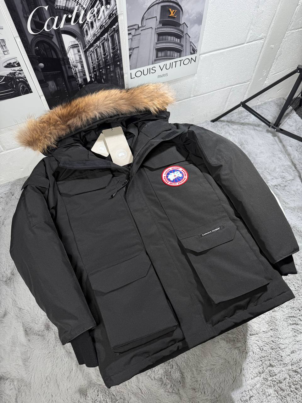 Canada gose expedition parka Real fur 3009