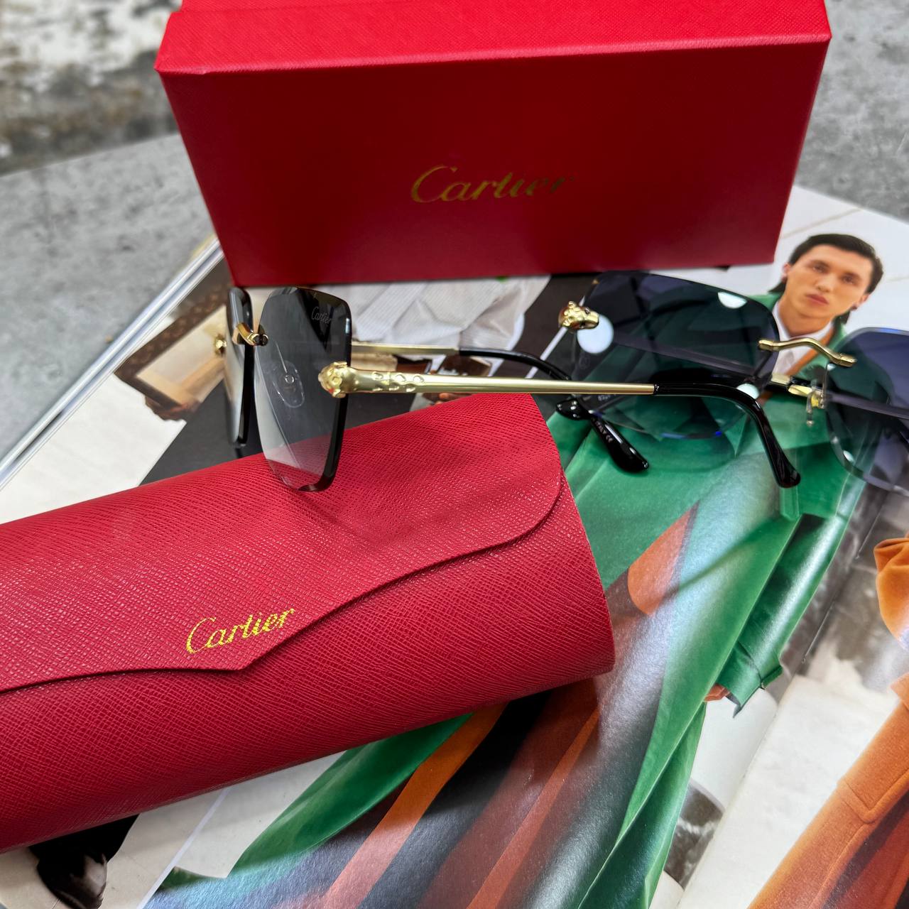Top quality Cartie sunglasses Silver & Gold ha1604