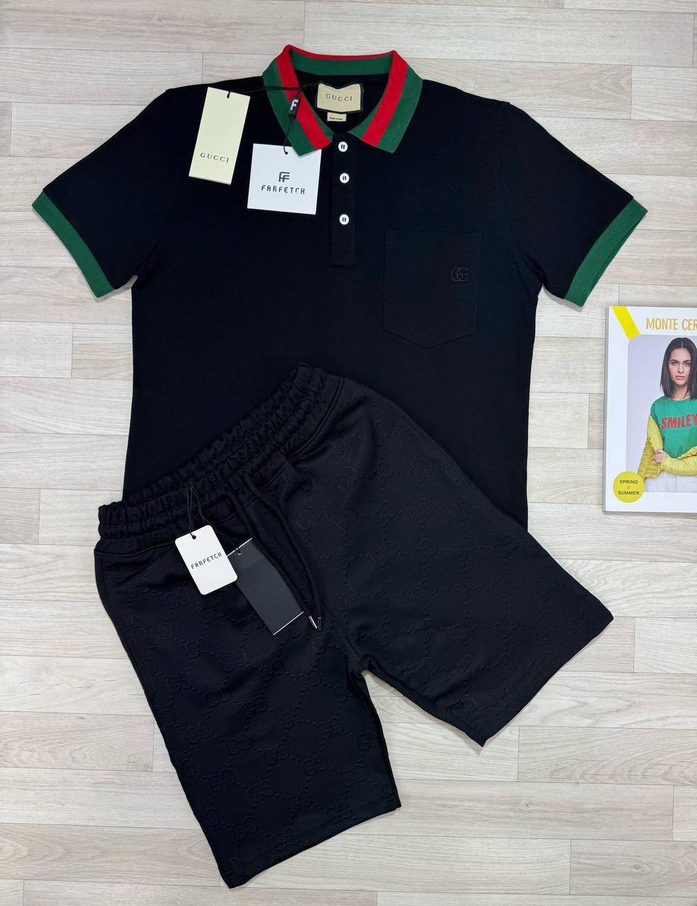 Gucc shorts set jj1604