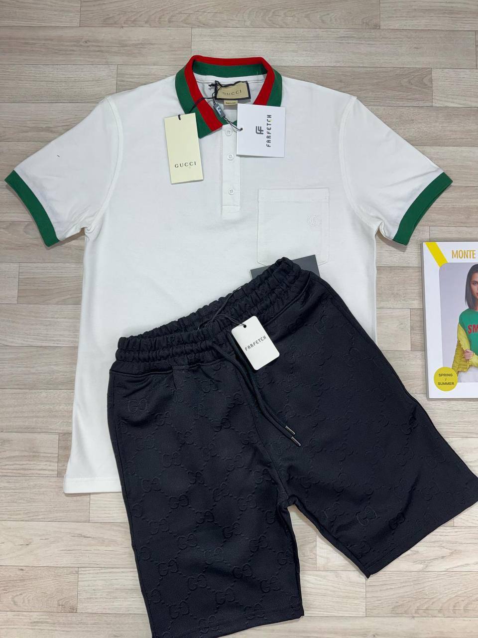 Gucc shorts set jj1604