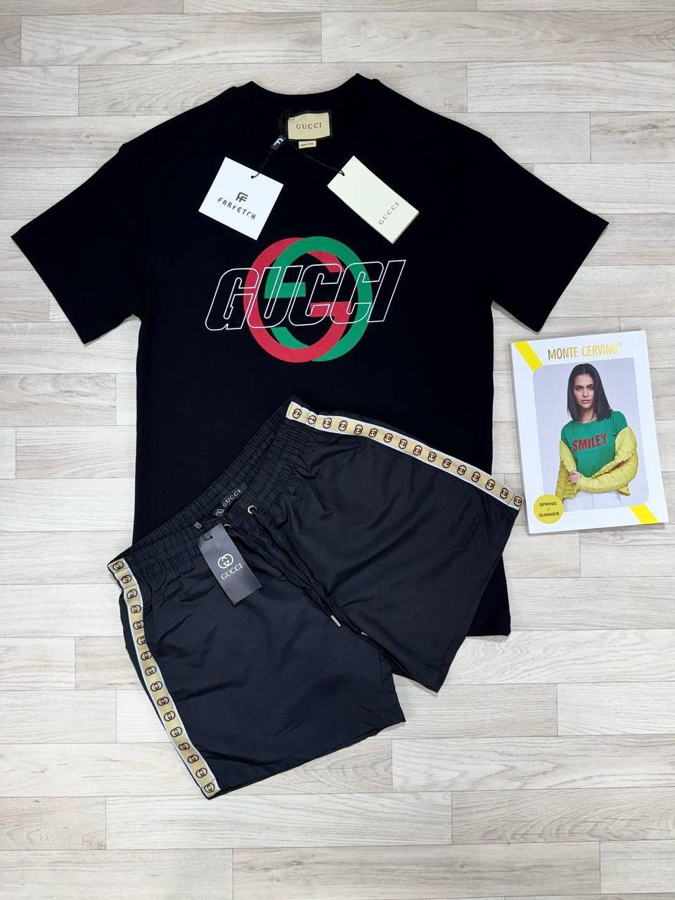 Gucc shorts set jj1604