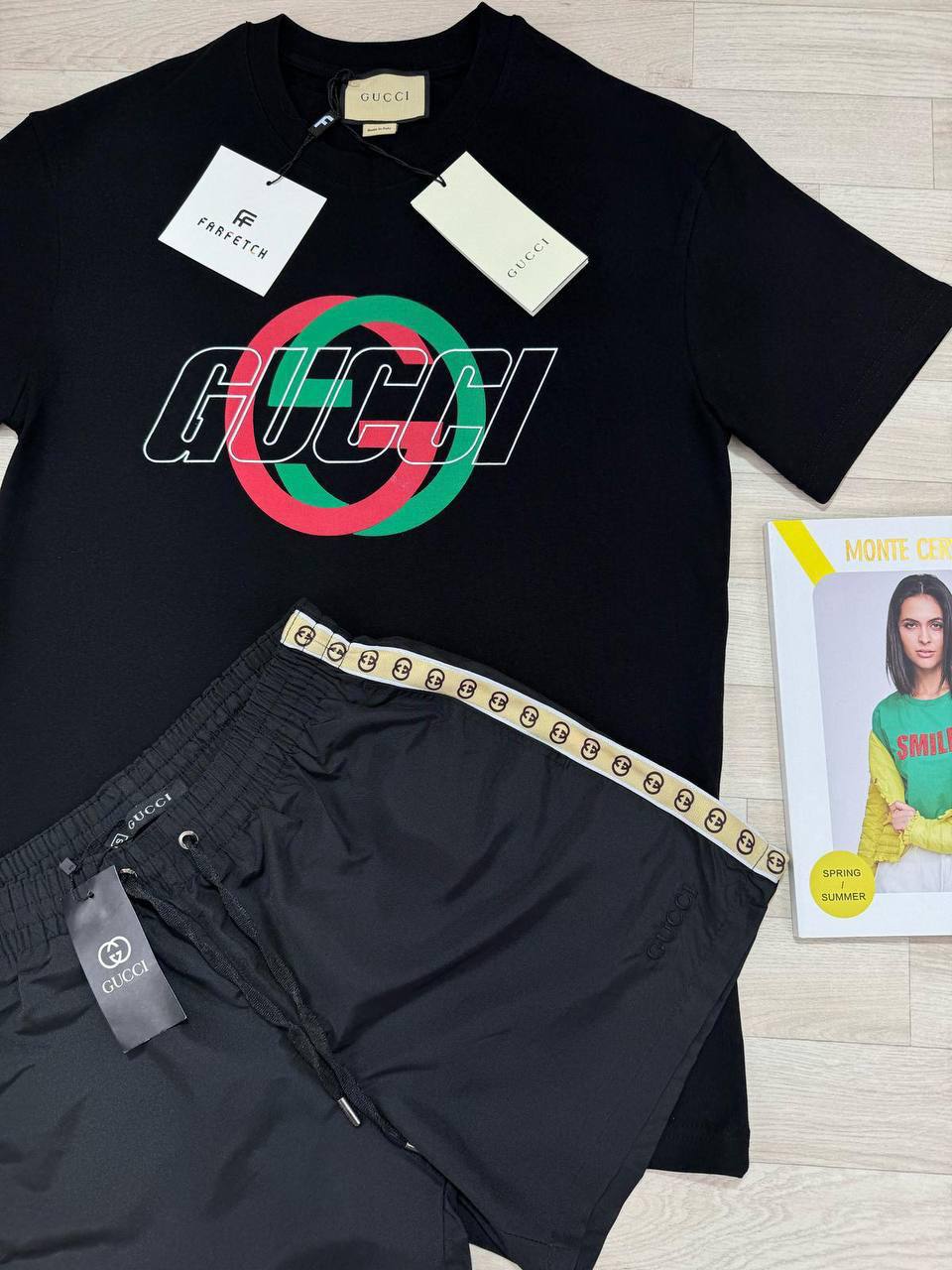 Gucc shorts set jj1604