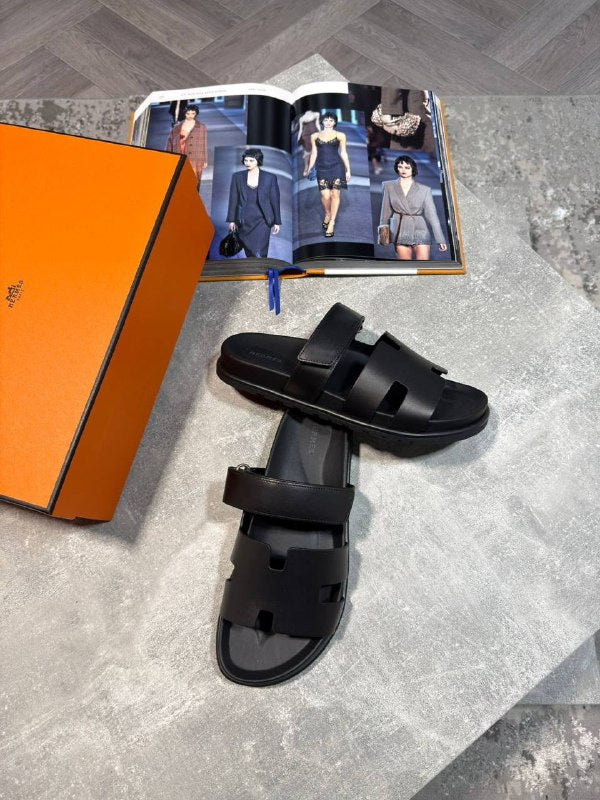 Superclon Full leather Herme sliders aj1804